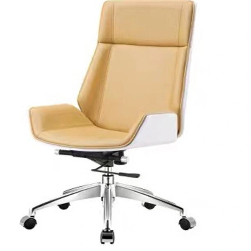 Hohe Rückenlehne Lederräder Executive Office Computer Chair