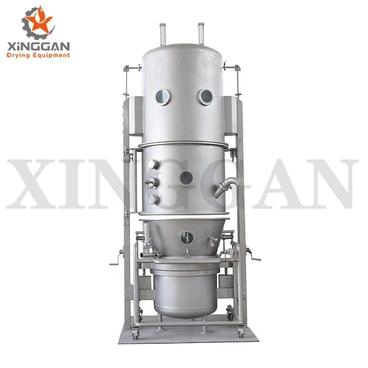 Pharmaceutical Powder Fluid Fluidized Bed Granulation Machine