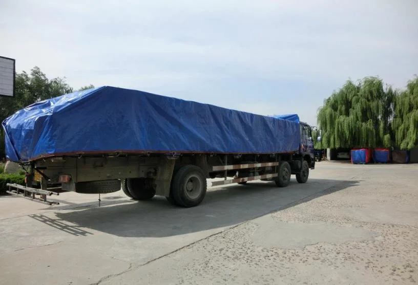 Industrial Blue Strong Cover Waterproof Tarpaulin Fabric Light Duty PE Tarps