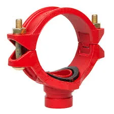 FM /UL Approved Mechanical Outlet Tee Grooved Pipe Coupling