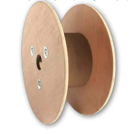 630mm Flange Sturdy Wooden Cable Drum Timber/ Plywood Material Custom- Design Drum