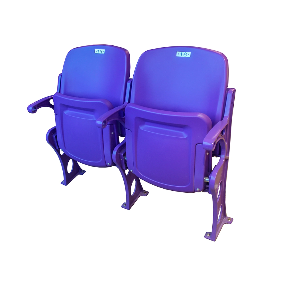 The Best Quality The Cheapest Price SGS En12727 Level 4 HDPE Blow Molded Plastic Chair Bucket Stadium Seat for Bleacher