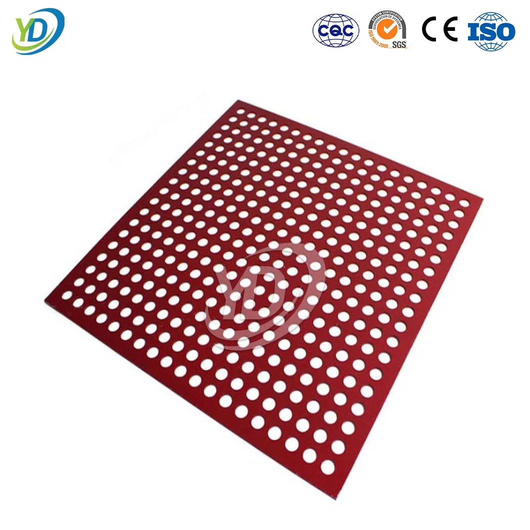 Yeeda Wire Mesh Stainless Steel Perforated Rectangular Plate Galvanized Steel Material Square Hole Perforated Sheet China Supplier Stainless Steel Punching Mesh