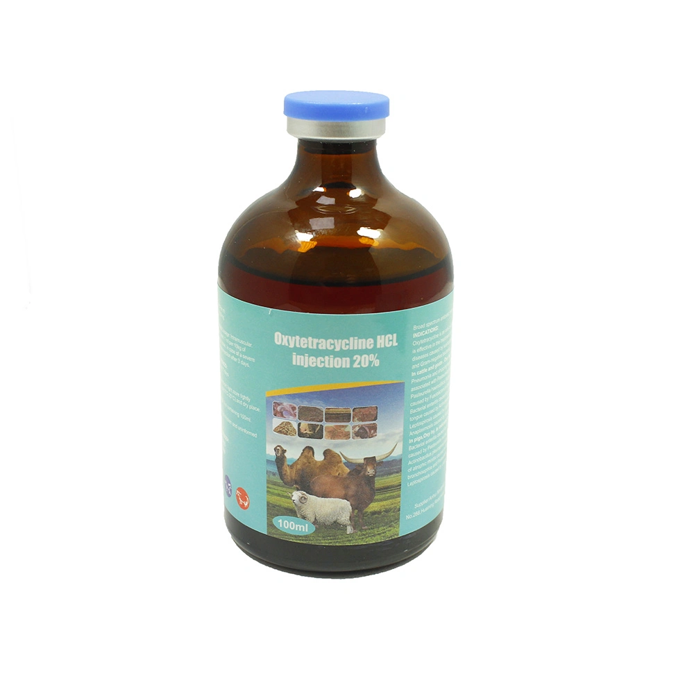 Animal Use Medicine Oxytetracycline HCl Injection 20% 100ml