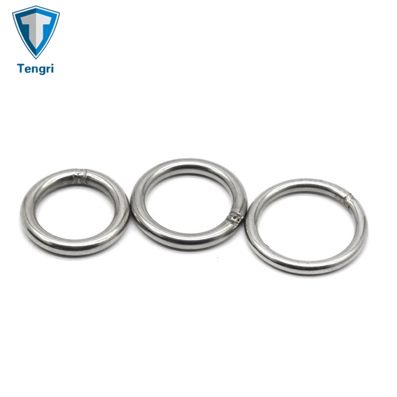 316L Stainless Ring 3mm Solid Circle Round Metal Welded Round Ring O Ring