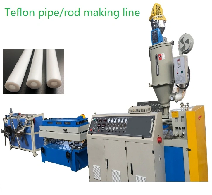 Polyvinylidene Difluoride Fluoroplastic PVDF Pipe Bar Rod Extrusion Machine