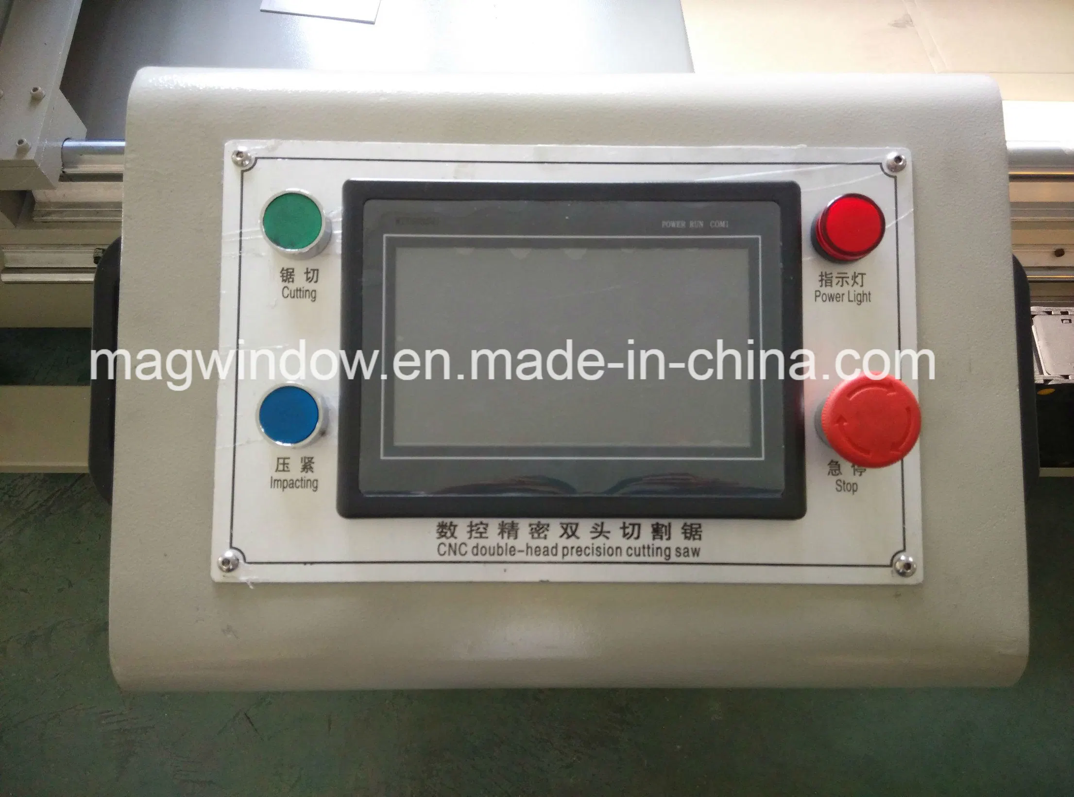 CNC Double-Head Aluminum Profile Cutting Saw with Auto Measuring