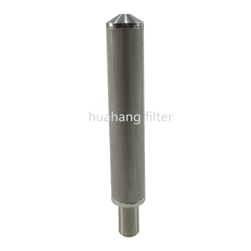 Customized threaded connection Stainless Steel Porous Wire Mesh Powder Metal Sintered Filters