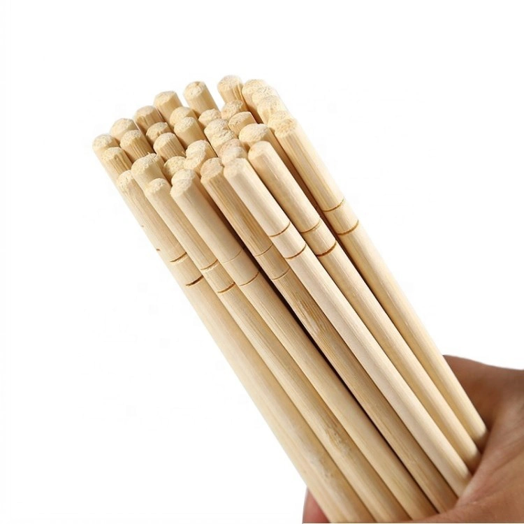 Cheap Machine-Made Disposable Round Chopstick Bamboo-Chopsticks Reusable Bamboo Chinese Chopstick Manufacturer