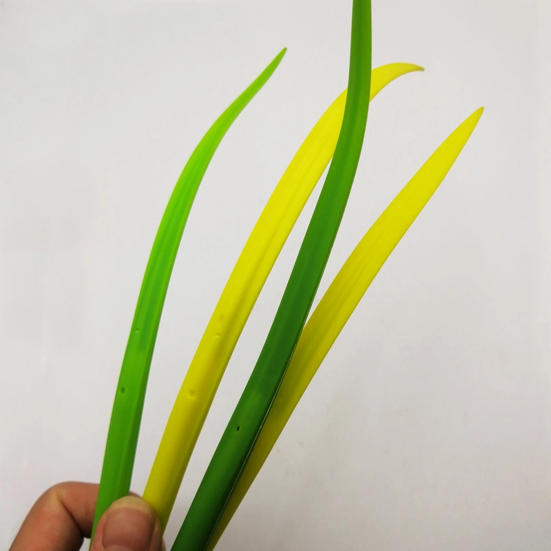 Promotional Ball Pens Grass Shaped Soft Glue Pens