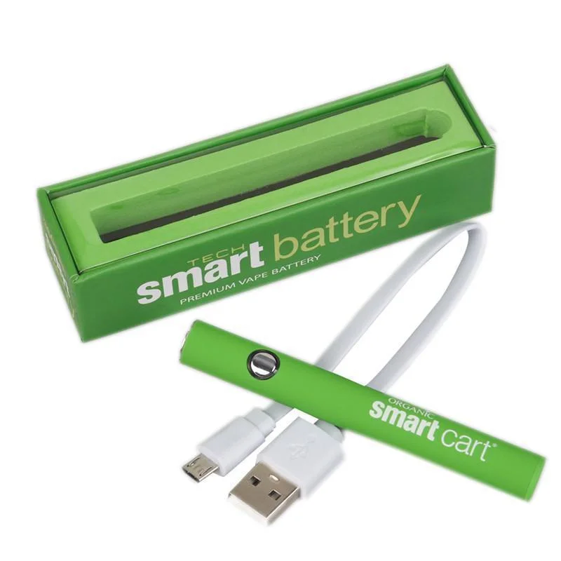 Smart Cart Battery Vape Pen 510 Thread Cartridges 380mAh Variable Voltage Preheating Smartcart Batteries