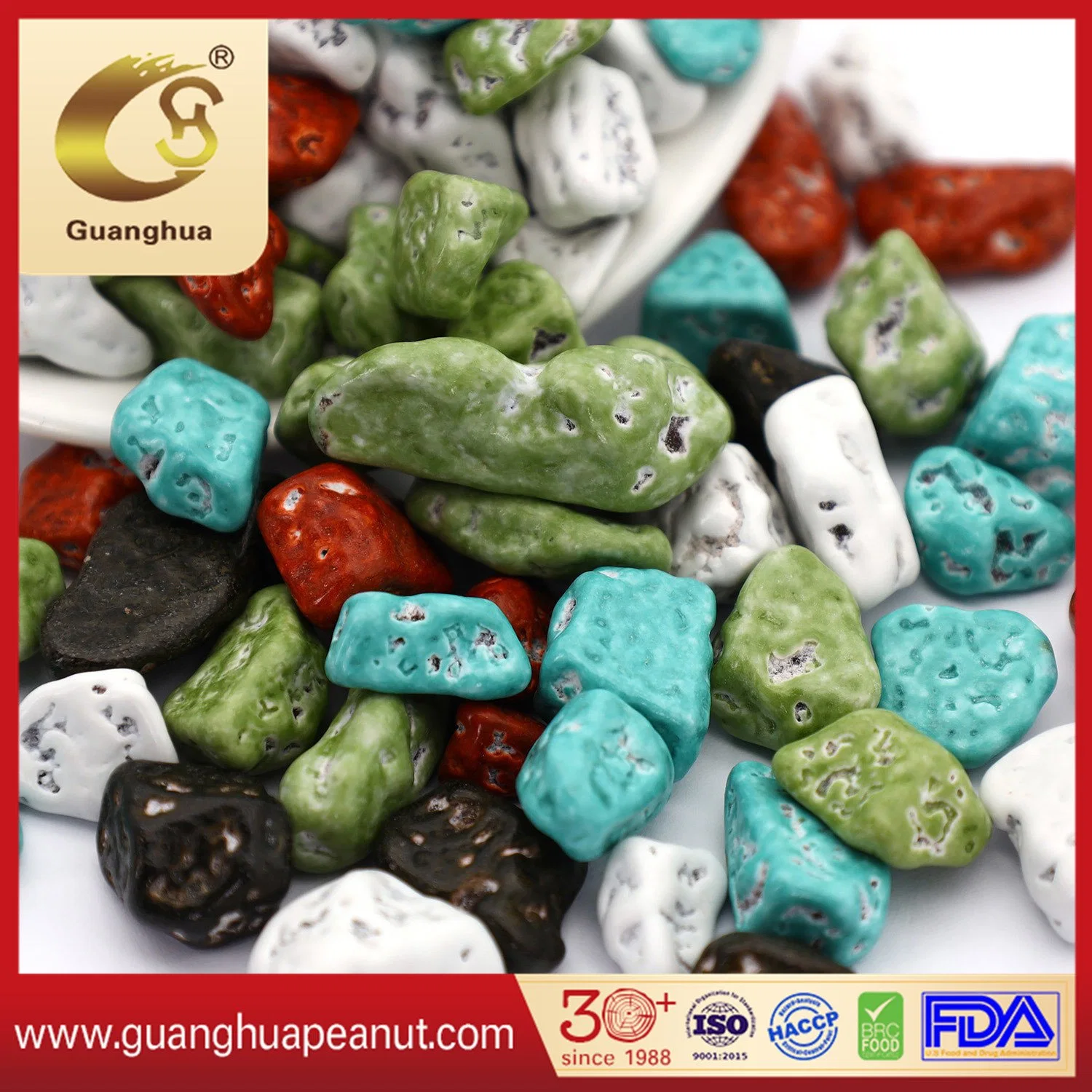 Export Quality Stone Shape Chocolate Beans in Hot Selling