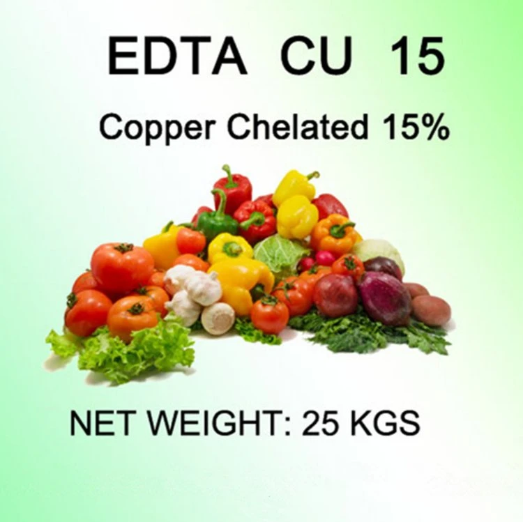 EDTA-Cu 15% Chelated Fertilizer Trace Element Fertilizer EDTA Copper