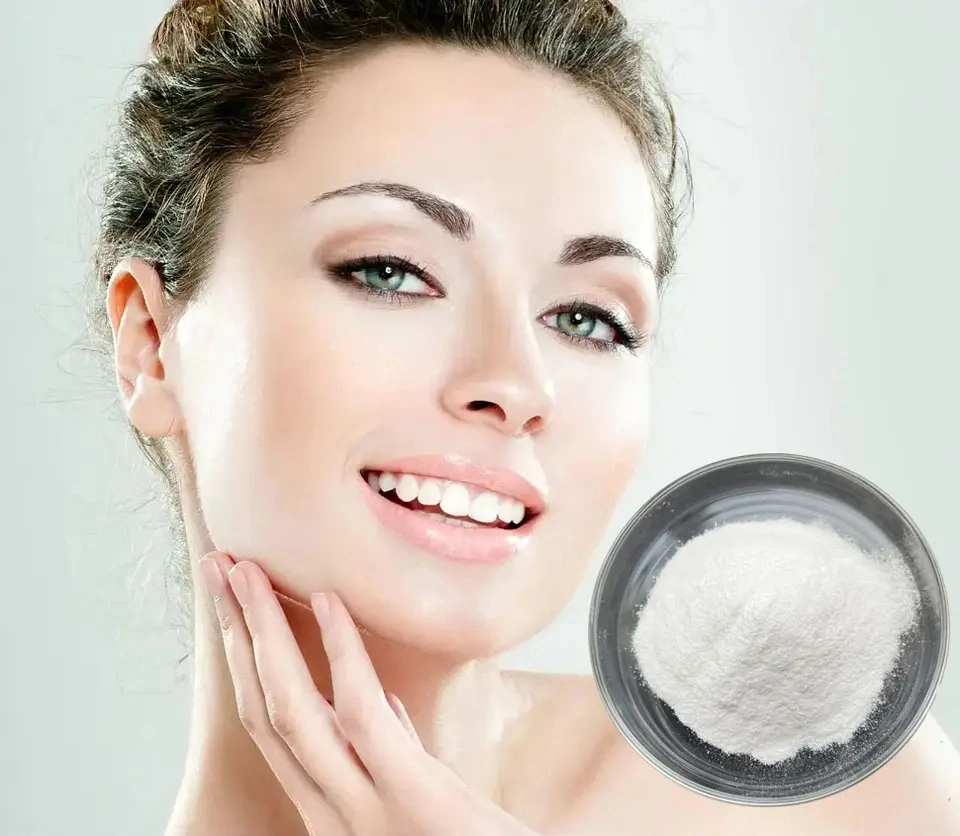 Grade cosmétique L-Glutathion réduit en poudre pure de glutathion pour éclaircir la peau.