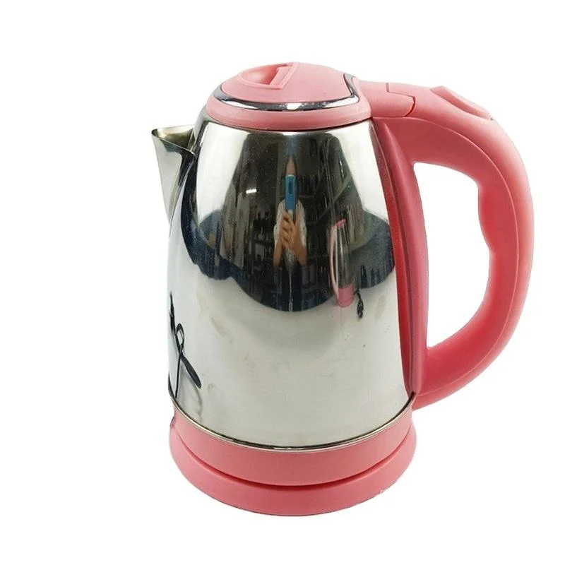 Color Handle Stainless Steel Cordless Electric Kettle 1.8L for Tea Coffee