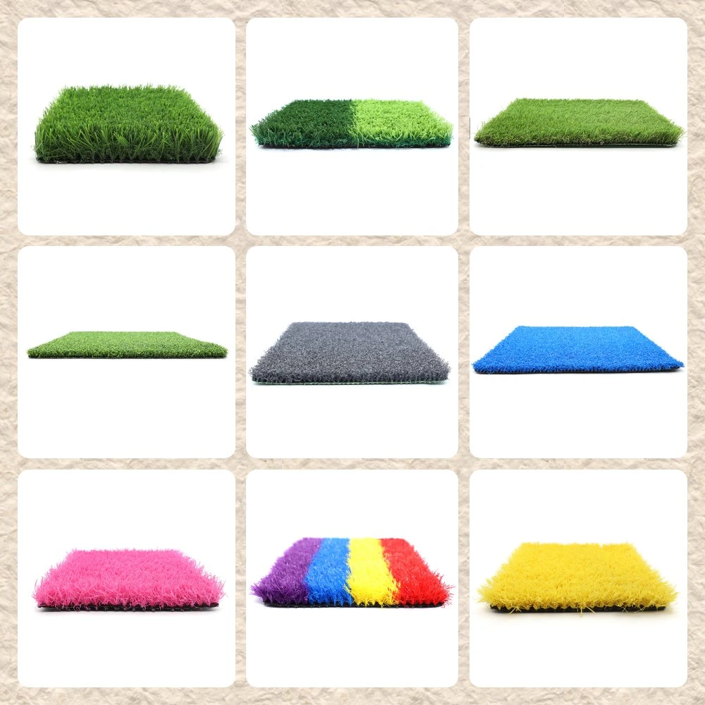 Plant Fake Grass Synthetic Lawn Grass Football Landscaping 12mm Artificial Turf