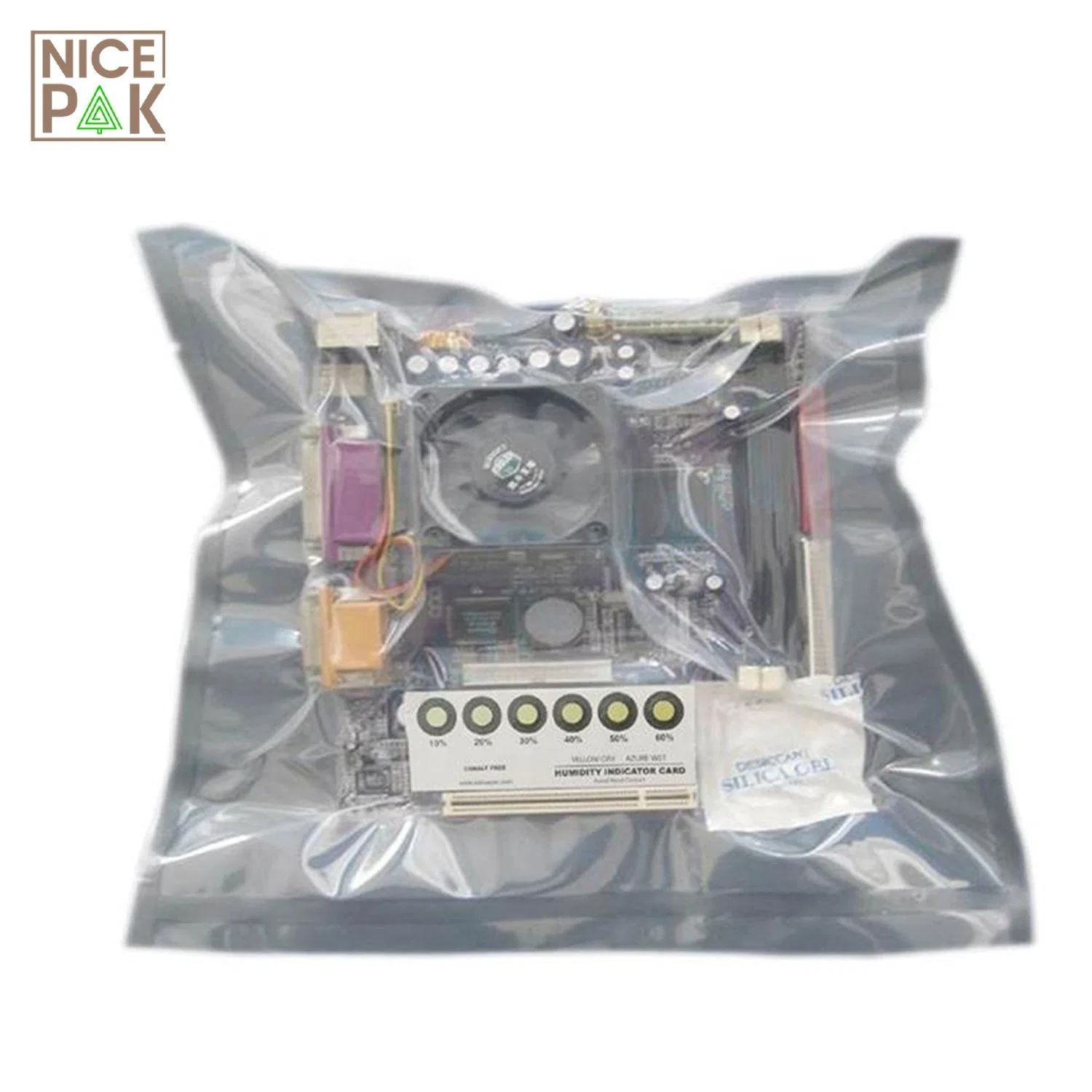 Moisture Resistant Metal-in Static Shielding Printed Bags for Sound Card/PC Board