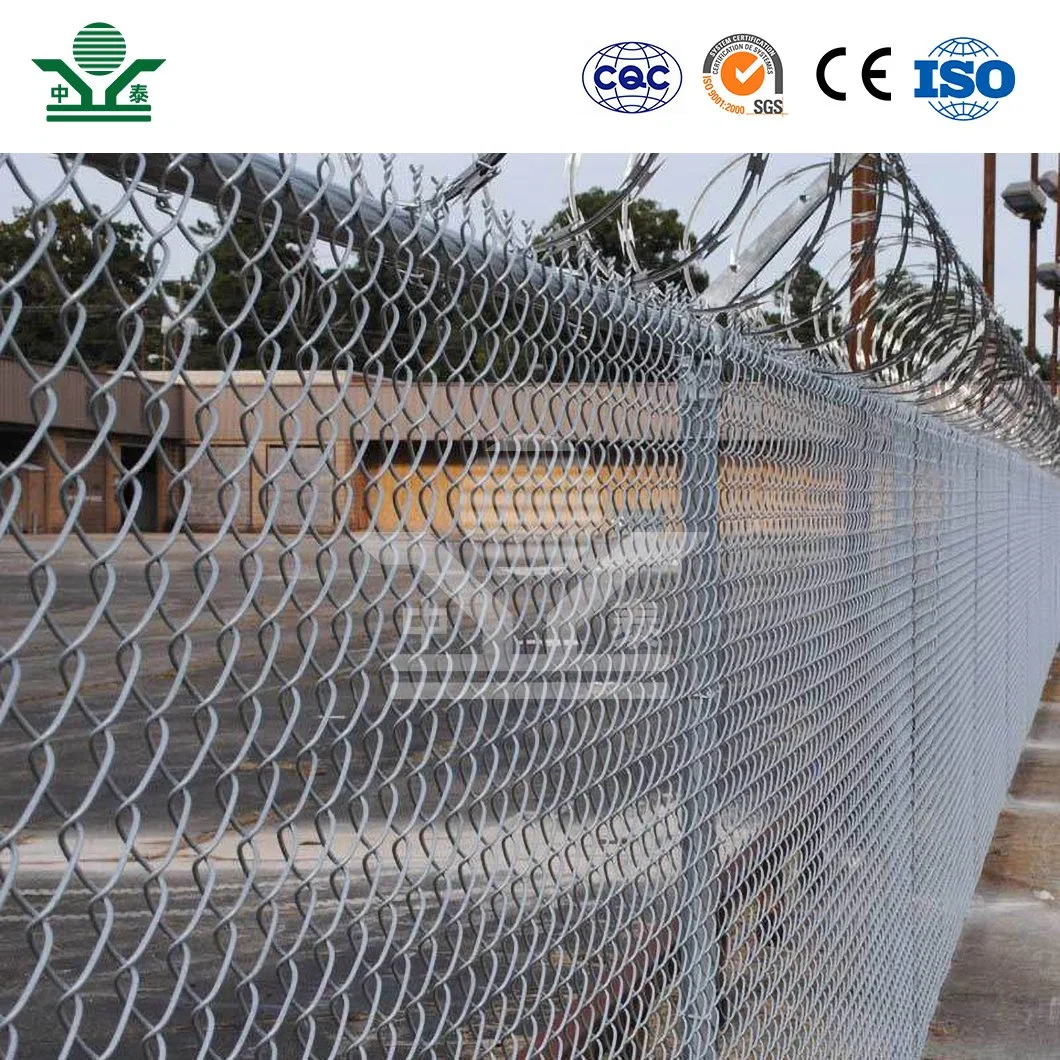 Zhongtai Anti Rust Razor alambre de barbulas China Manufactura 18 pulgadas Diámetro de bobina anillo alambre de barda utilizado para pliegue de seguridad