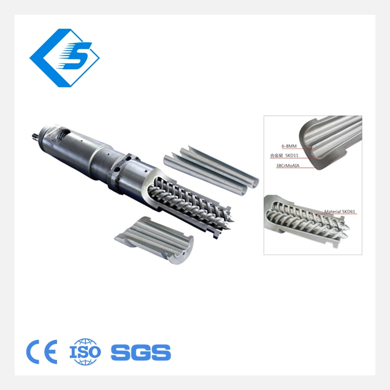 Shj-65A Twin-Screw Extruder Machine Twin Screw of Fluoro Rubber FPM Viton Screws for Twin Screw