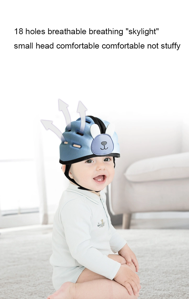 Cute Baby Safety Helmet Toddler Head Protection Adjustable Baby Products Bumper Hat