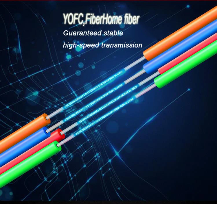 Fabricación Multicore Telecommunication G657A2 COMUNICACIÓN DE ADSS FTTH Fibra óptica Cable con ISO9001