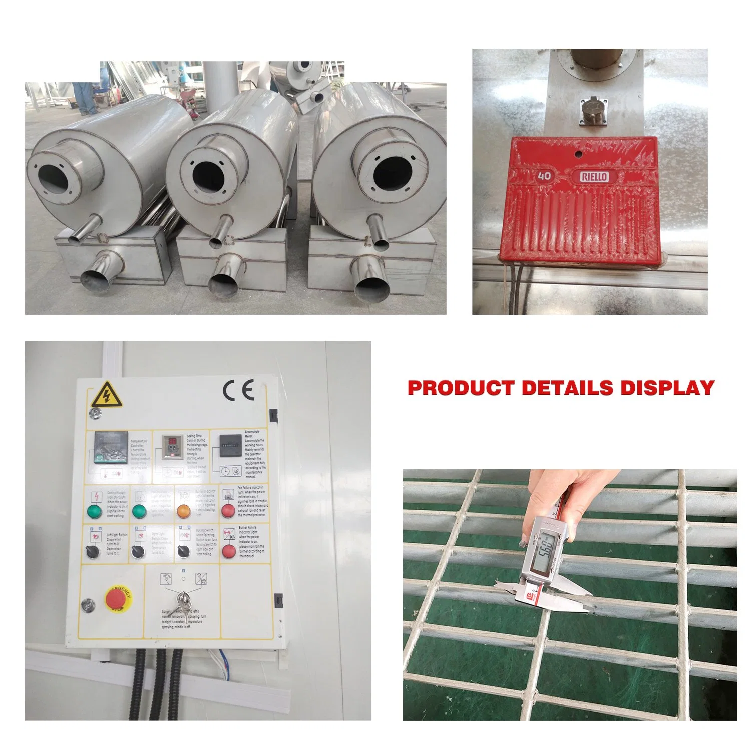 Spray Booth Gas LPG Burner Paint Spray Chamber Garage Equipment Powder Coating Painting Equipment Powder Coating Equipment