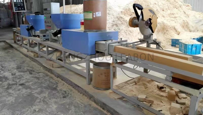 Automatic Wood Sawdust Block Making Press Machine