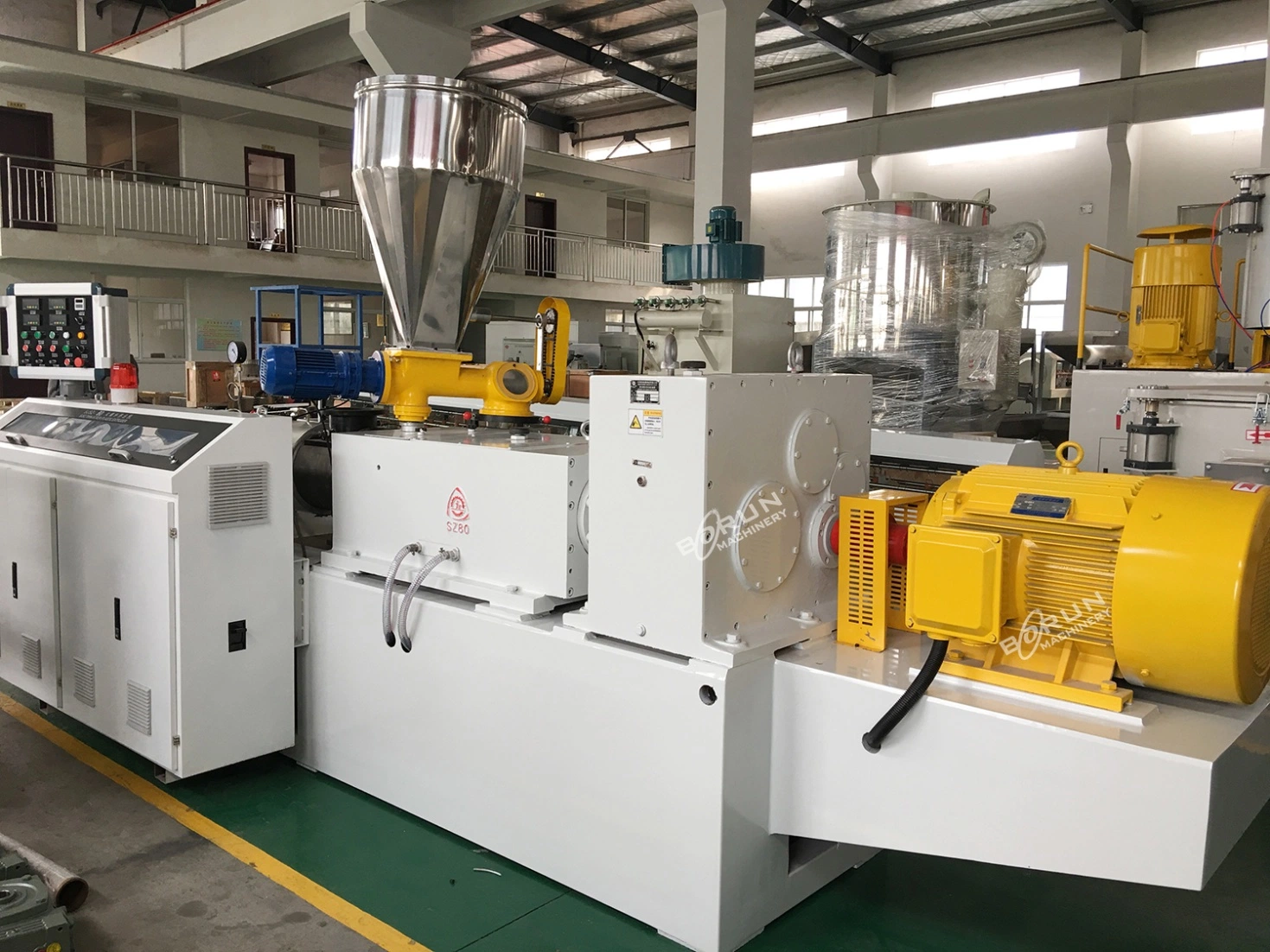 Plastic PVC/PE/PP/HDPE/PPR Sewage Irrigation Water and Electric Conduit Pipe / Tube / Window Profile Extrusion Line / Extruding Making Machine