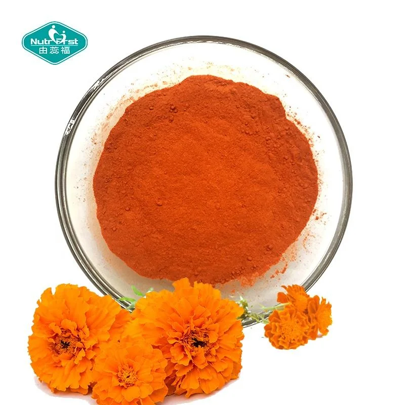 Chinese Manufacturers Lutein Zeaxanthin Marigold Extract Tagetes Erecta L. Extract Powder