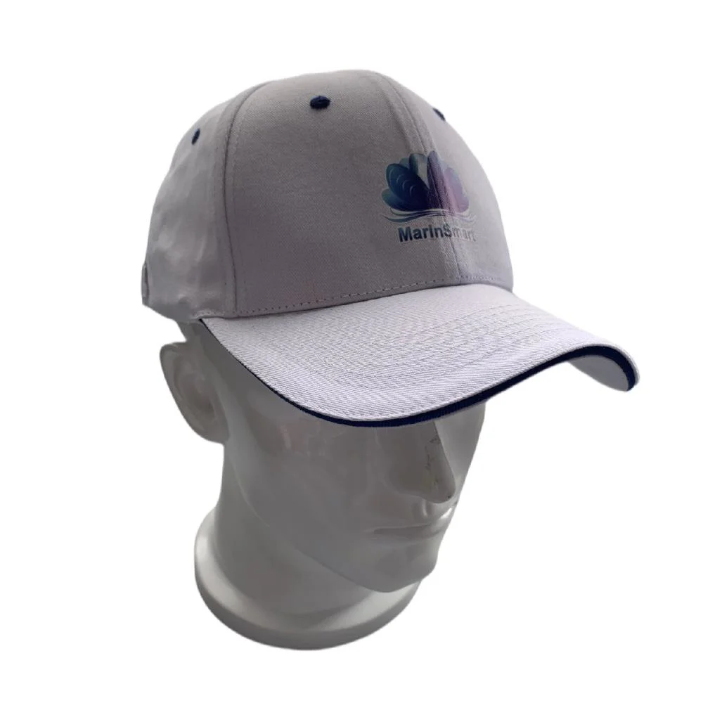 Moda personalizado más barato 6 Panel de promoción de algodón en blanco gorra de béisbol