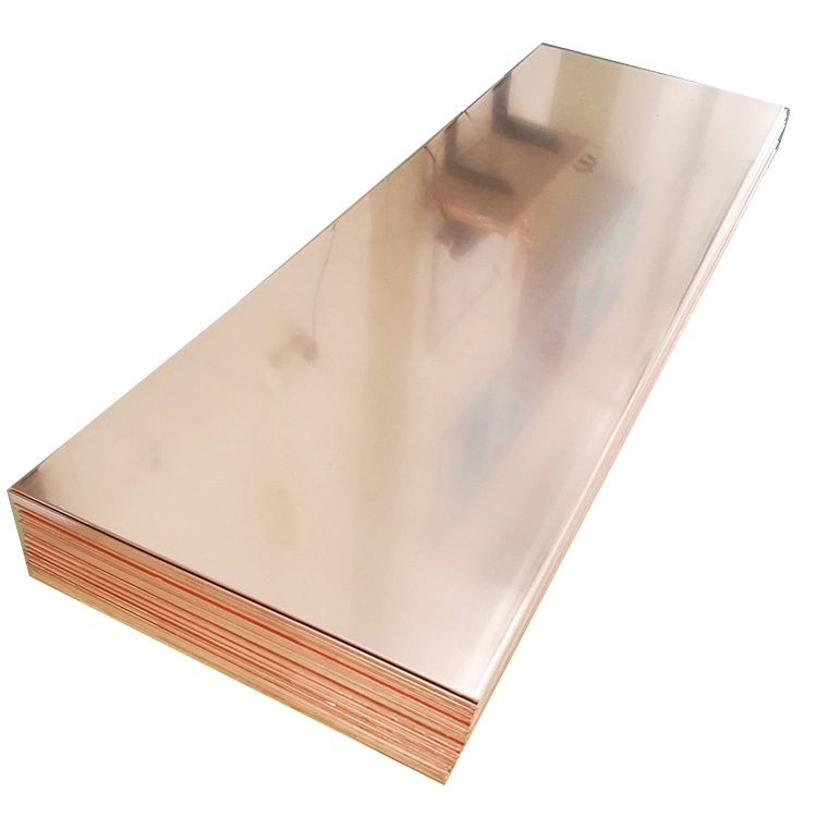 Plancha de cobre de bronce 2mm suministro de lámina de cobre corrugada gruesa