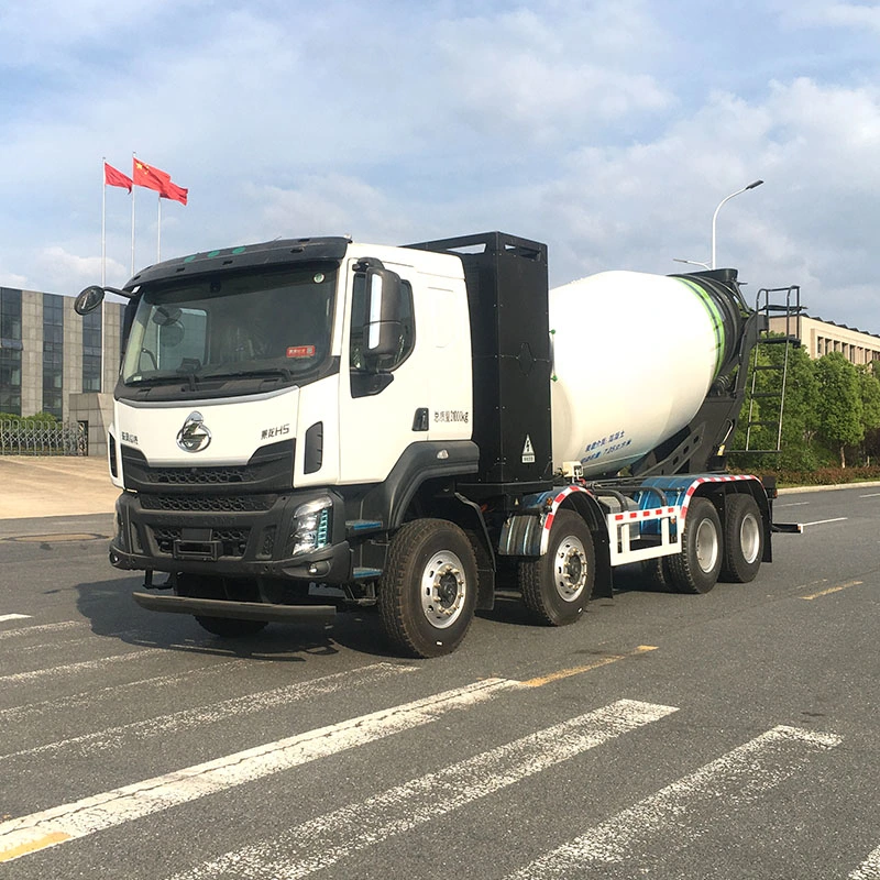 China Brand 8*4 Heavy Duty Pure Electric 8 Cbm Concrete Mixer Truck for Sale