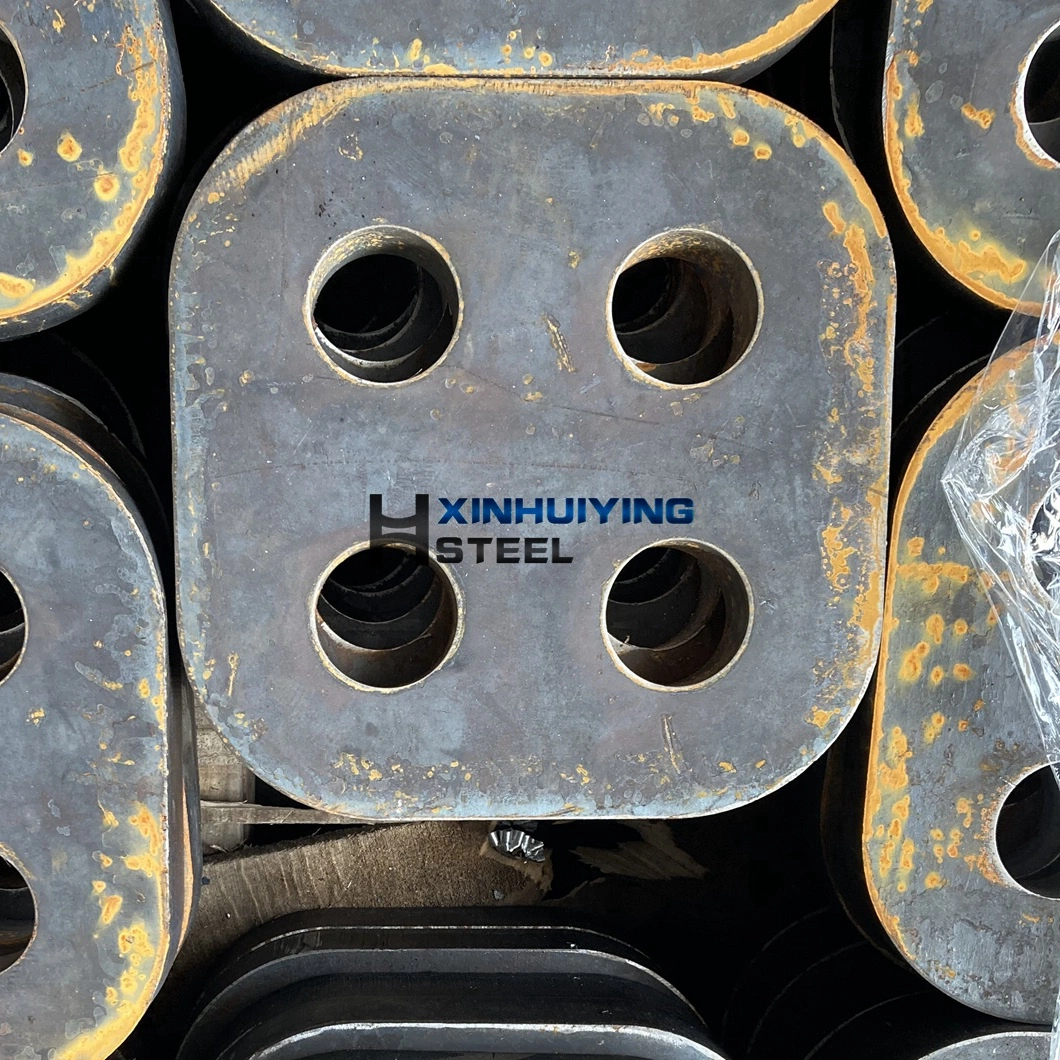 Galvanized Steel Square Weldable Surface Mounting Floor Flange Base Plate