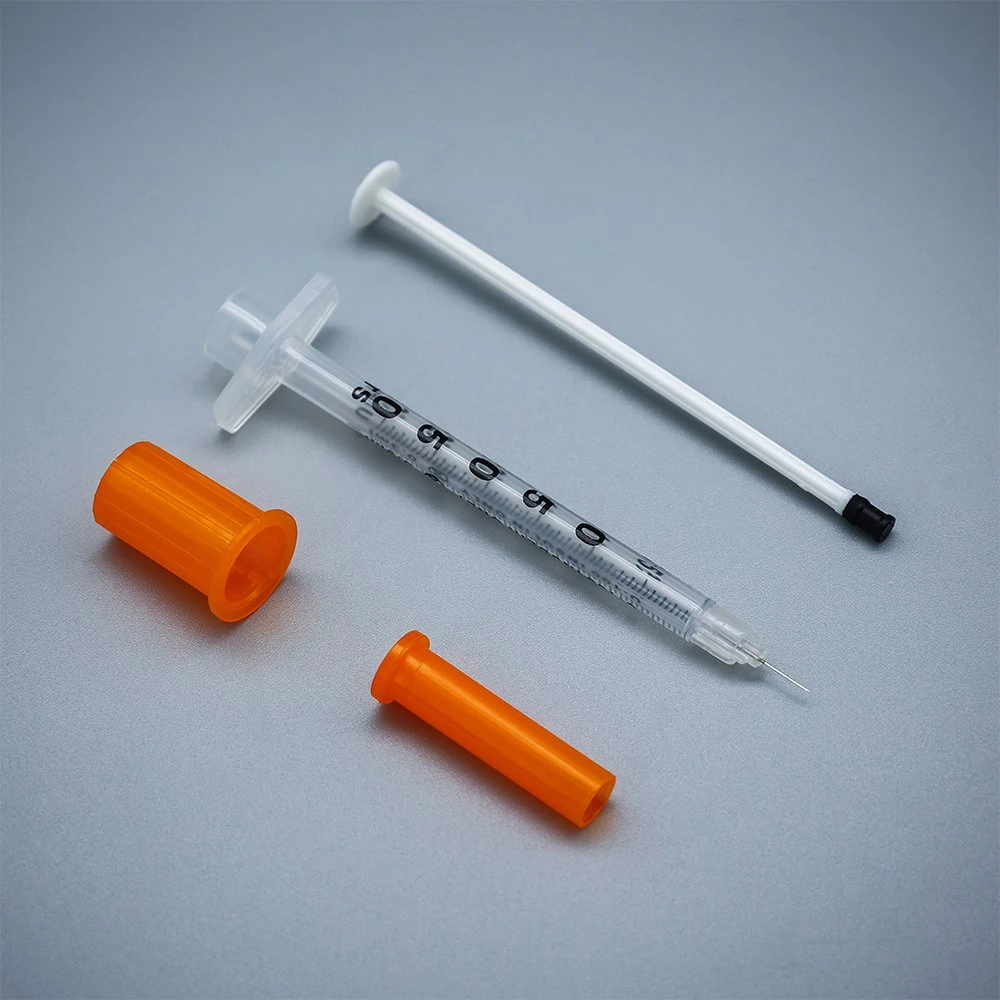 Most Popular Cheap Price CE Certified Health Medical Care Disposable Insulin Syringe