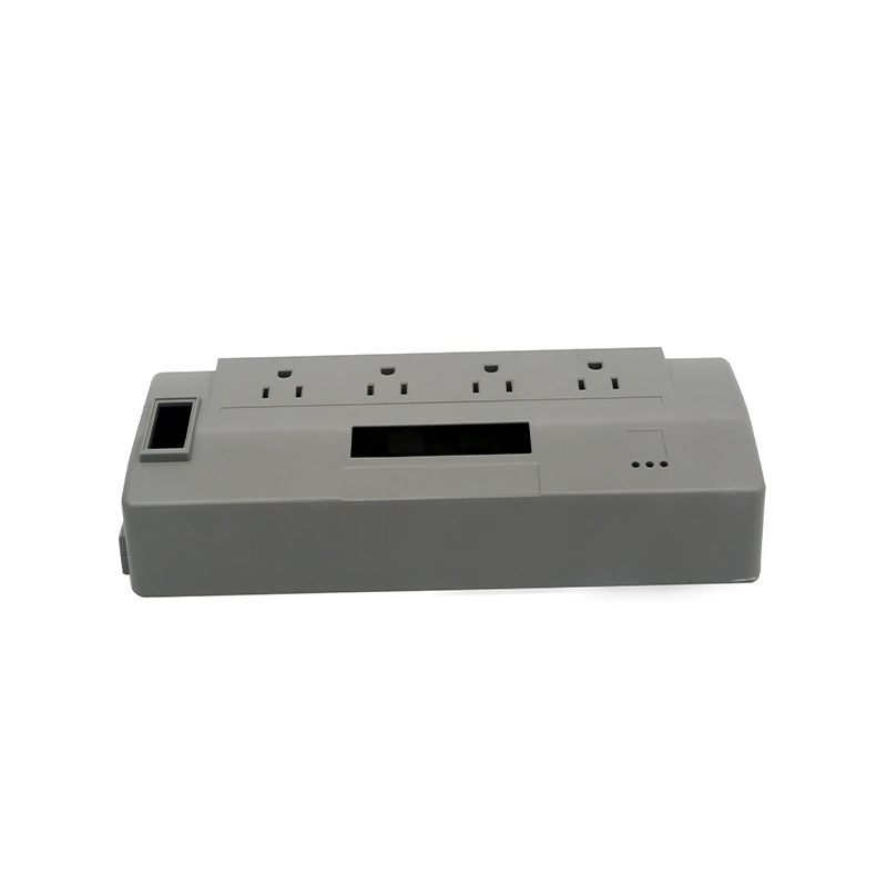 Custom Injection Moulded/Molding ABS Plastic Part Enclosure Electronic Housing Injection for Iot Smart Socket Enclosure Shell