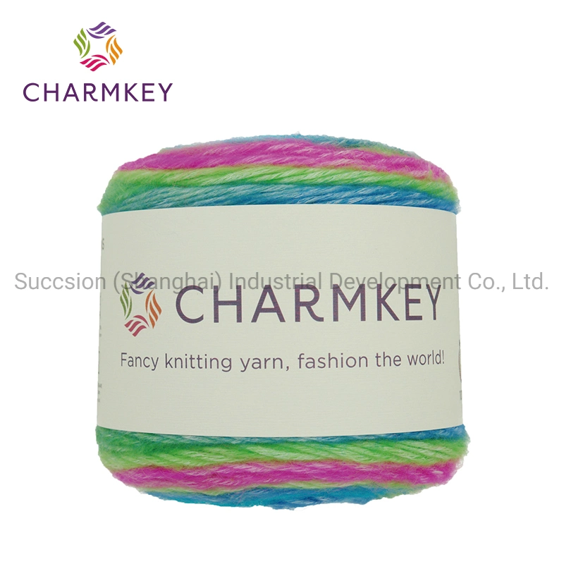 Soft and Colorful Fancy Cake Yan 60% Cotton 30% Acrylic 10%Wool for Sweater