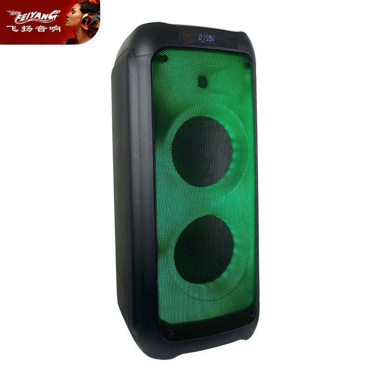 Brasilien Top Sale Lautsprecher Party Sound System für Tower DJ Tragbarer PA-Lautsprecher Dual 8 Zoll Disco Light Wireless tragbar Bluetooth-Lautsprecher