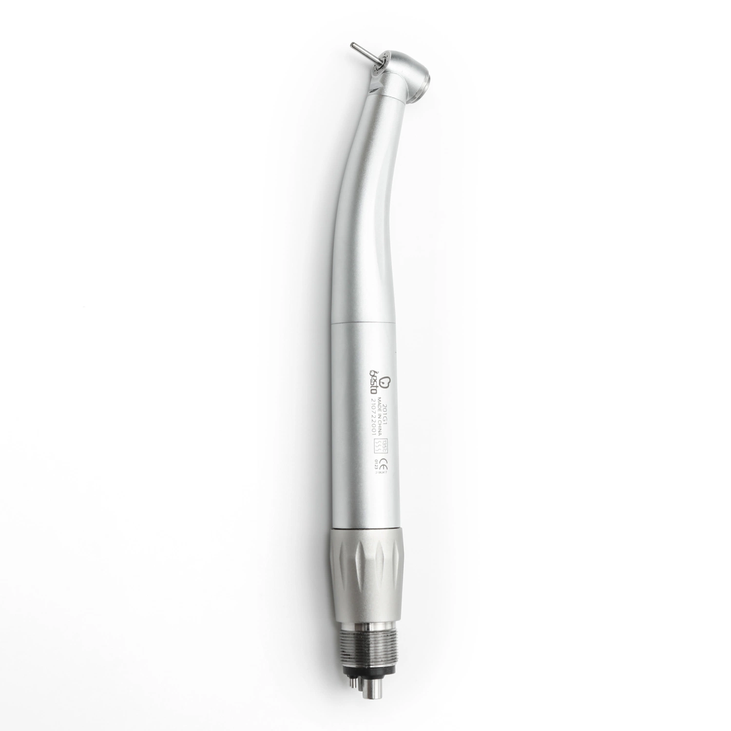 Professional Fiber Optic High Speed Dental Handpieces Push Button Air Turbine Quick Type with 6 Holes Couplings