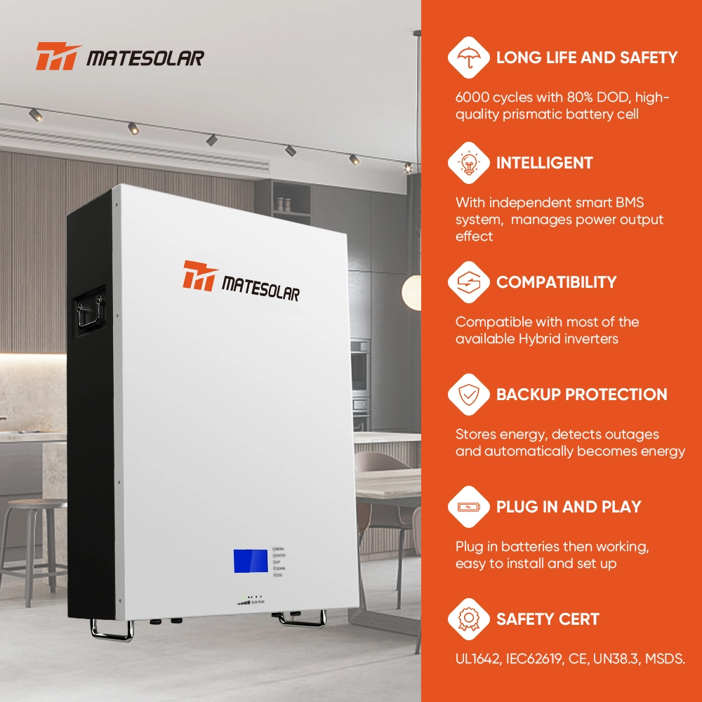 Mate hybrid inverter solar system 10KW 15KW 16KW 25KW 50KW storage solar system