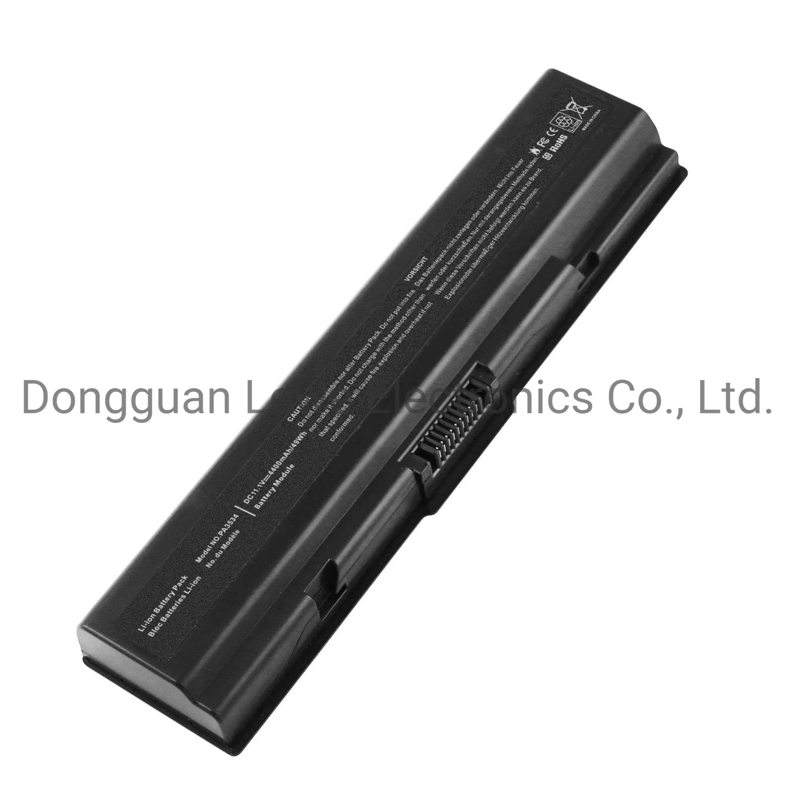 Batterie pour ordinateur portable 6 cellules Noir 11,1 V 5200 mAh PA3534 Pour les batteries d'ordinateur portable Toshiba A200 A202 A203 A205