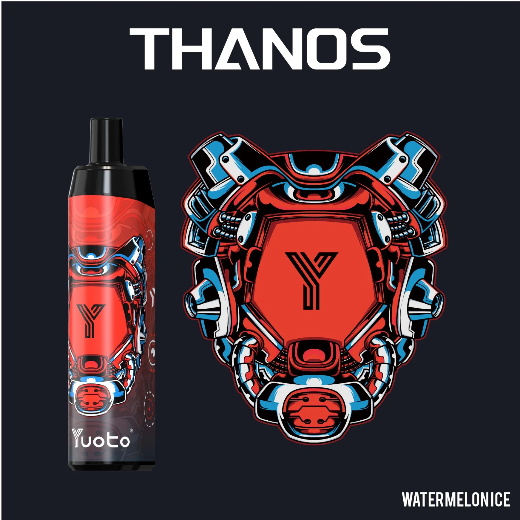 Yuoto OEM Custom Vaporizer Pen Thanos 5000 Puff Оптовая продажа одноразовая E Прикуриватель Электрический Прикуриватель Vape 650мАч E Прикуриватель аккумулятор