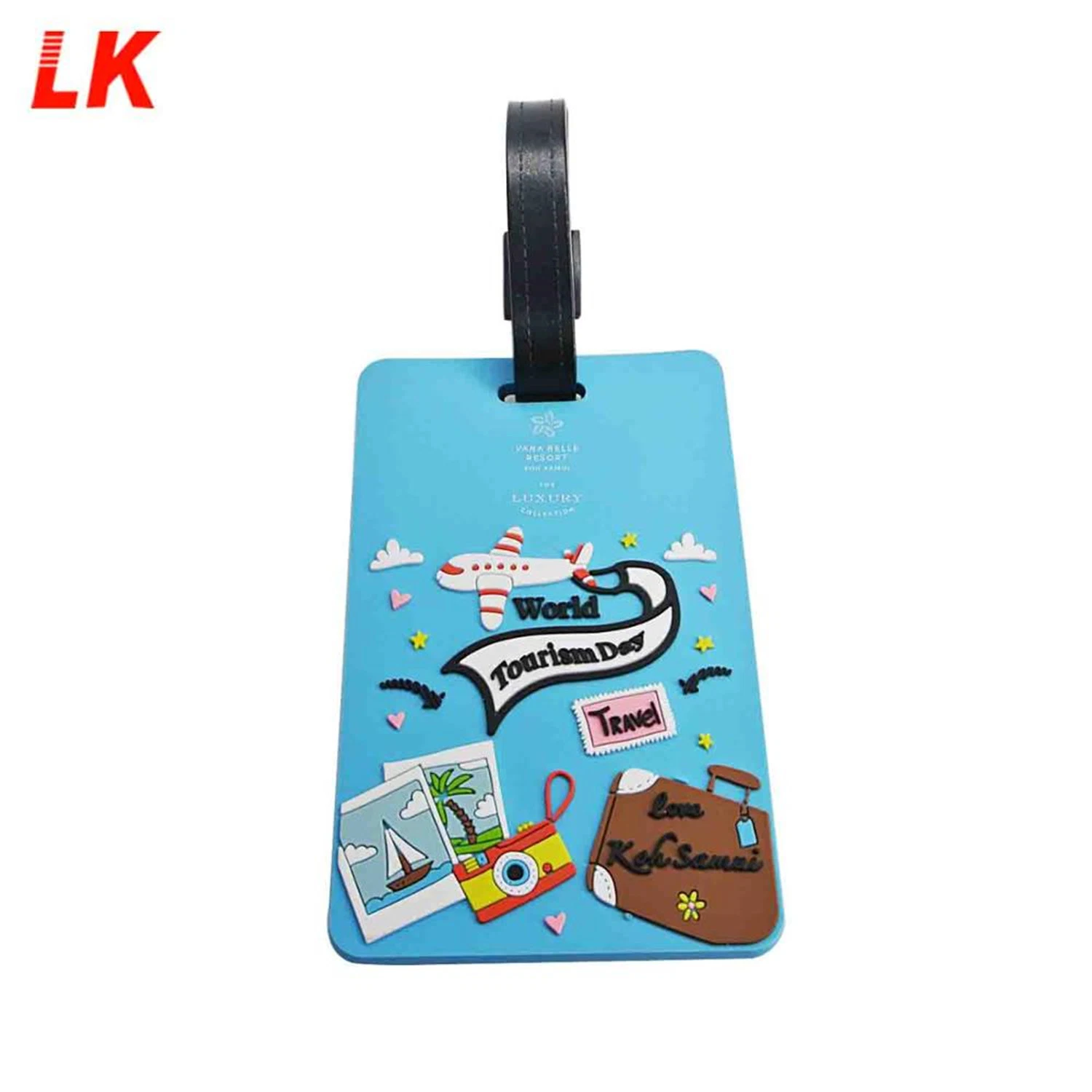 Custom Promotional Novelty Soft PVC Name Luggage Tag for Gift