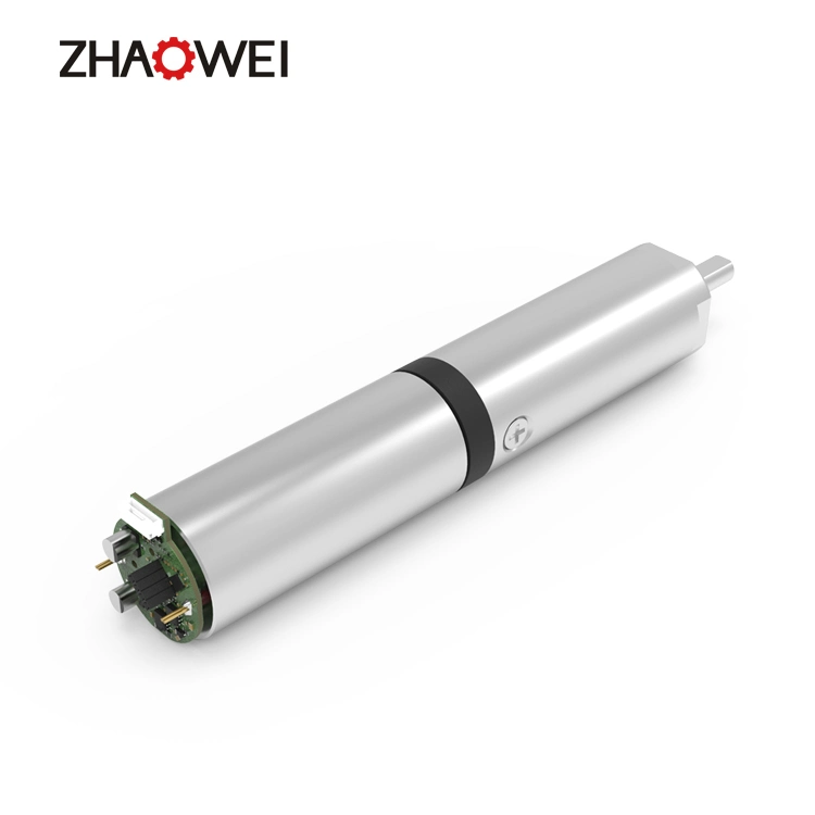 Zhaowei Custom Mini Reducer 6mm 6V 12V Micro Gearbox DC Motor with Encoder for Safety Headrest