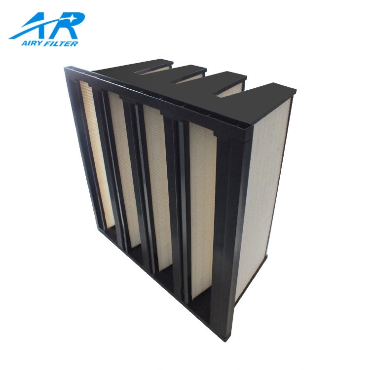 F8 H10 H13 Filtration Class Carton Box Package Plastic Frame HEPA Ar-Hv Filters