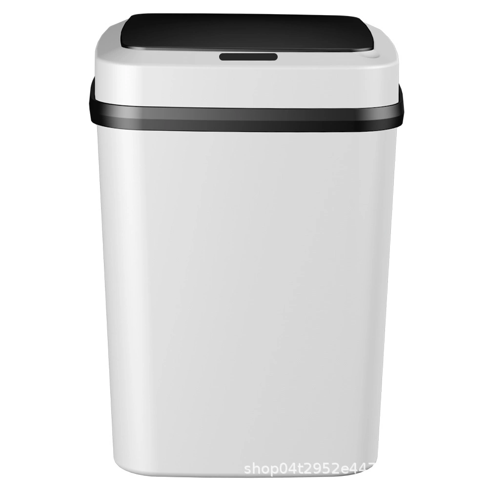 Plástico inteligente Balde do Armazenamento automático de Indução Flip Trash Can