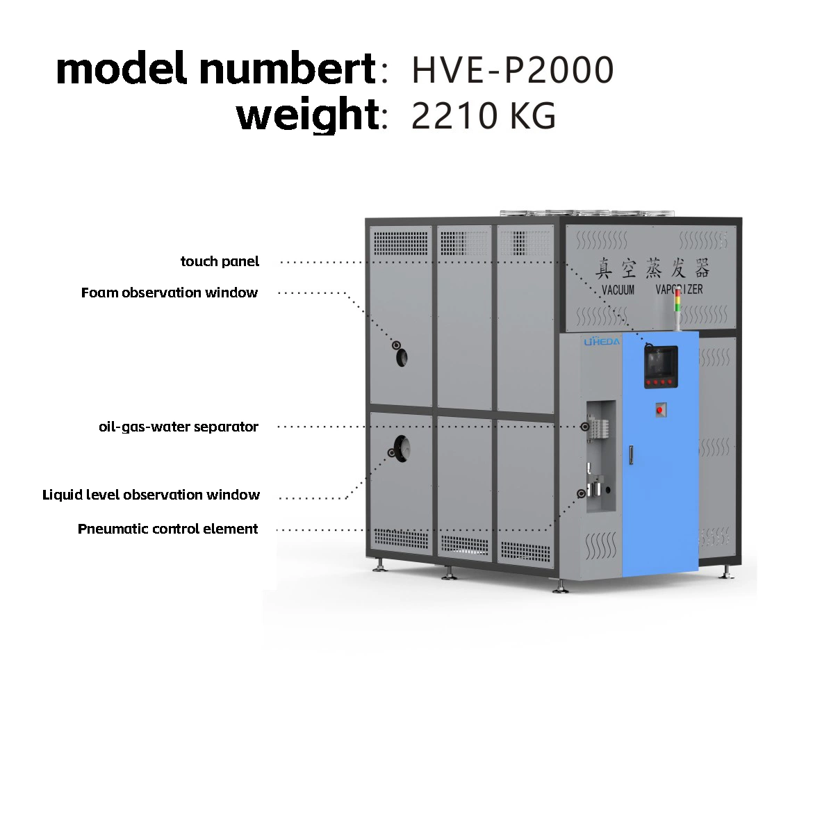 Großhandel Vertrieb von 2000L / Tag Luft Energie Wärmepumpe Kryogene Verdampfer, Verdunstungsanlage konzentrierte Abwasserbehandlung Ausrüstung