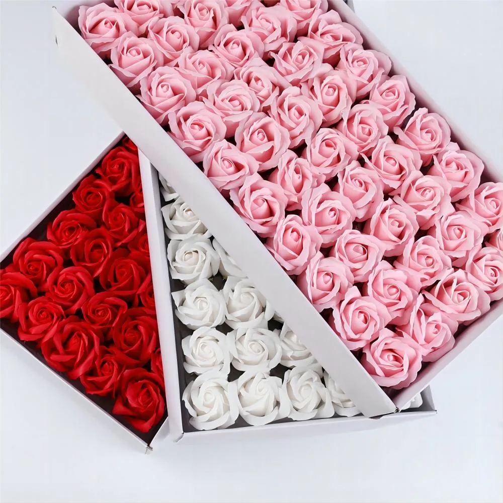 OEM Factory Customized Artificial Flower Valentine Gift Wholesale Soap Flower Factory Wedding Artificial Rose Flower Rose Soap Flower Manufacturer in China