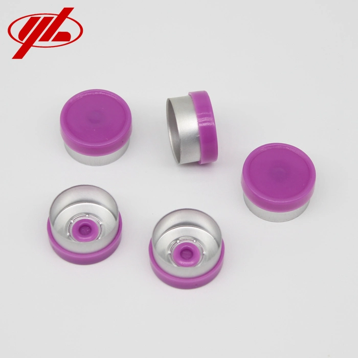 13mm Purple Color Injection Caps Bottle Closers for Medical Bottle