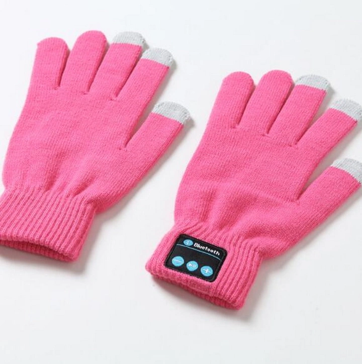 Customized New Style Knitted Bluetooth Gloves