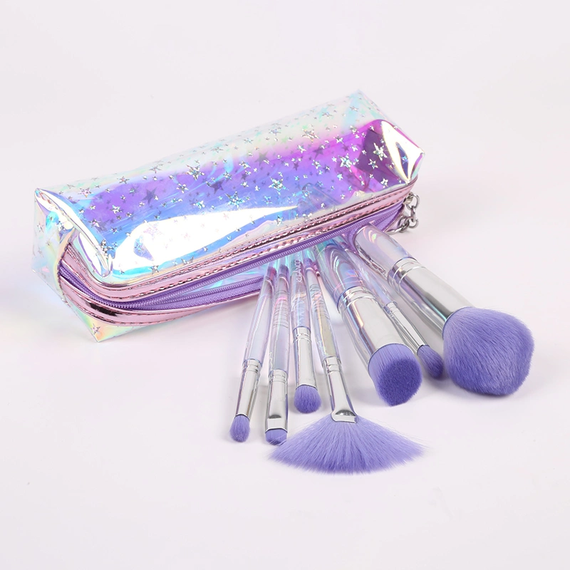 Fábrica de Wholesale/Suppliers Soft Maquillaje cepillos con Fibra de lana Maquillaje cepillado Set Beauty Tools con Bolso de brocha